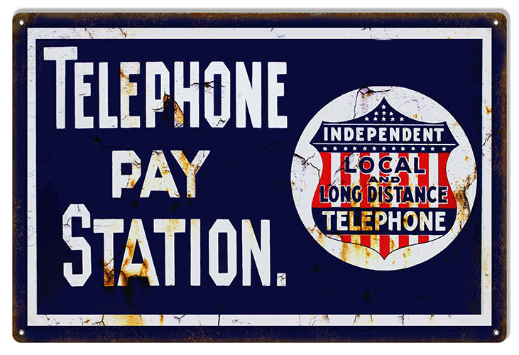 Telephone Pay Station 12×18