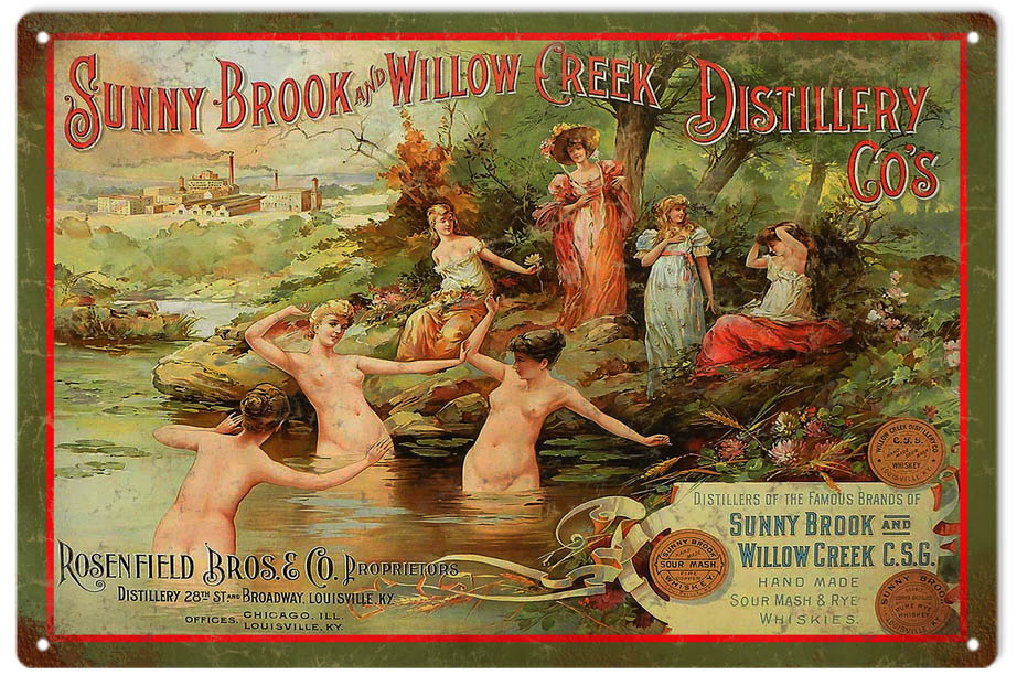 Sunny Brook and Willow Creek Distillery 12x18