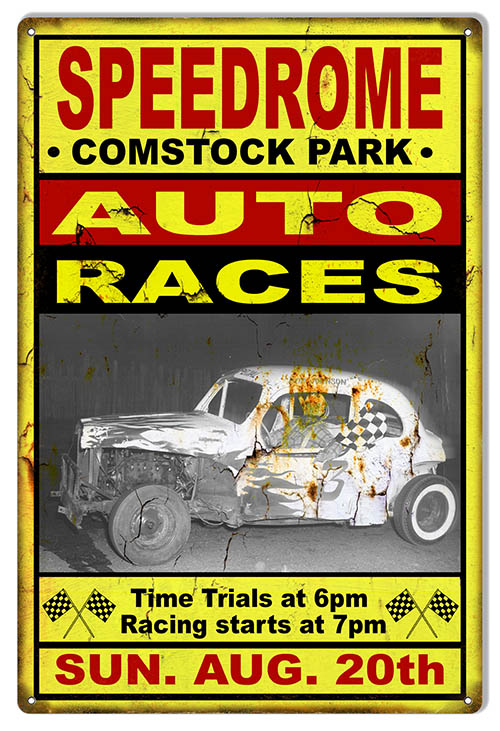 Speedrome Comstock Park Speedway 12×18