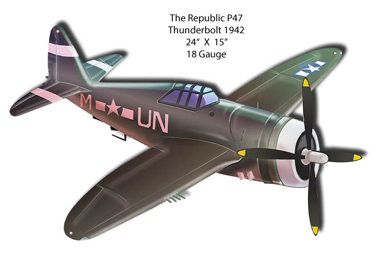 Republic P47 Thunderbolt 1942 15×24