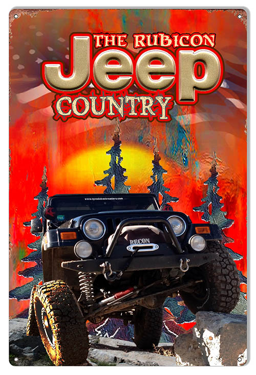 Rubicon Jeep 12×18