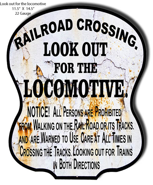 Railroad Crossing Look Out 11.5×14.5