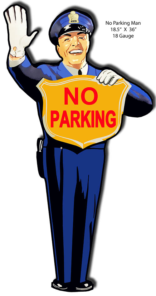 No Parking Officer 19×36