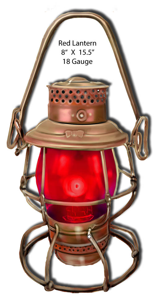 Light Red Lantern 8×15.5