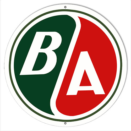 BS British Petroleum Gas Station Motor Oil 14×14