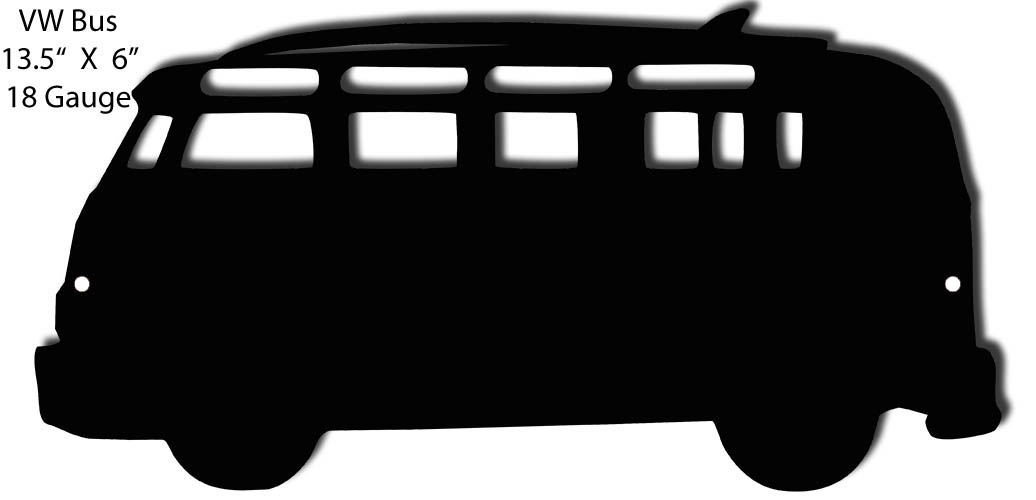 VW Bus Silhouette 6×13.5