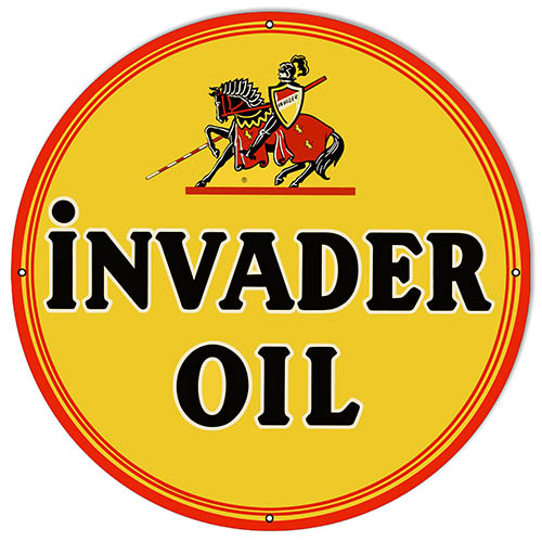 Invader Oil Motor Oil 24x24
