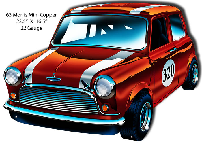 Mini Cooper Morris 63 Era 16.5×23.5
