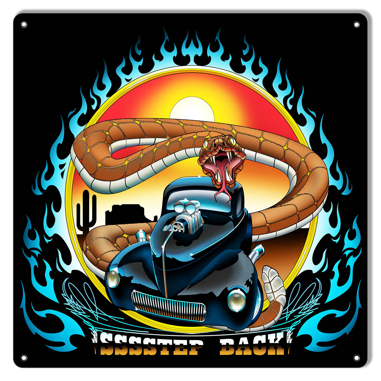 SSSStep Back Hot Rod 12×12