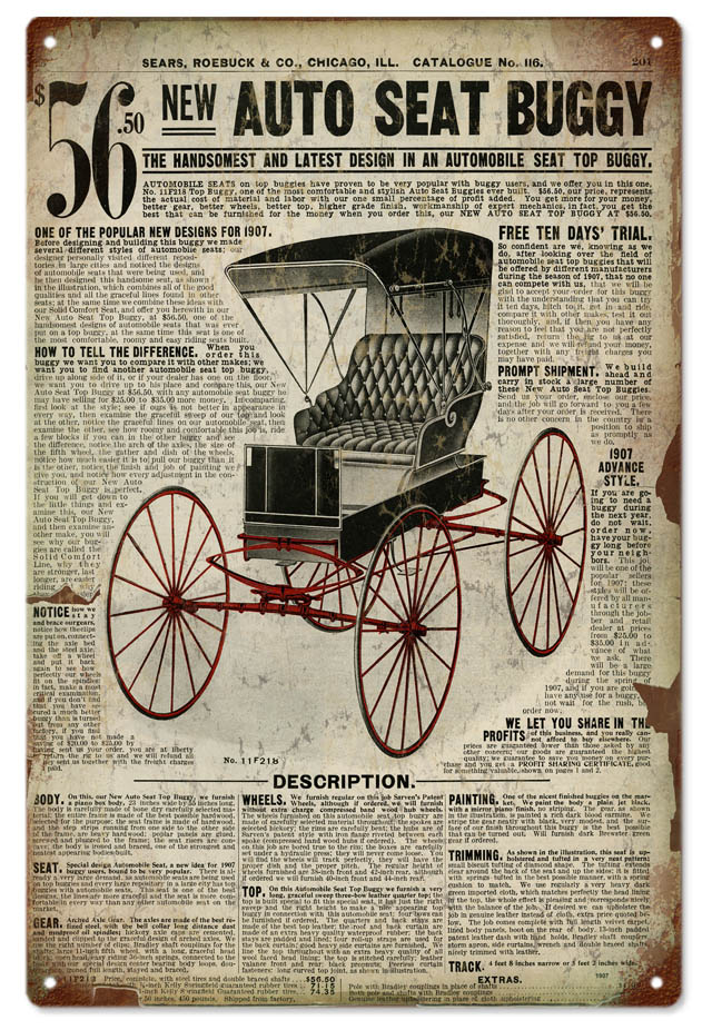 Sears & Roebuck Co. Catalog 12x18