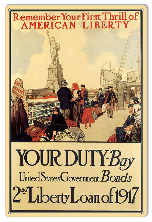 US Government Bonds Money 12×18
