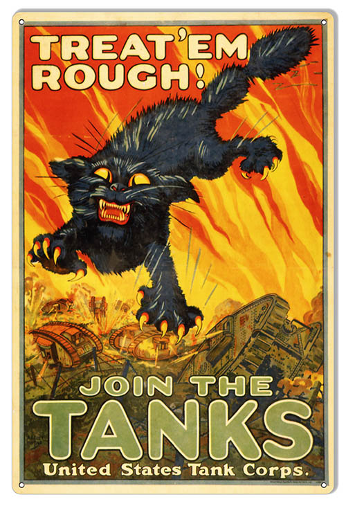 US Tanks Corps. Join Military 12×18