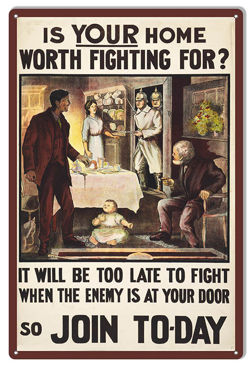 Military Is Your Home Worth Fighting For 12×18