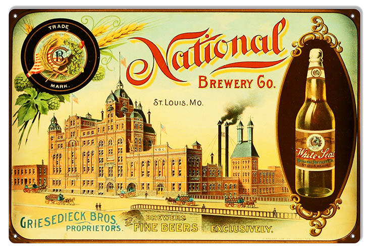 Bar Or Restaurant National Brewery Co. 12×18