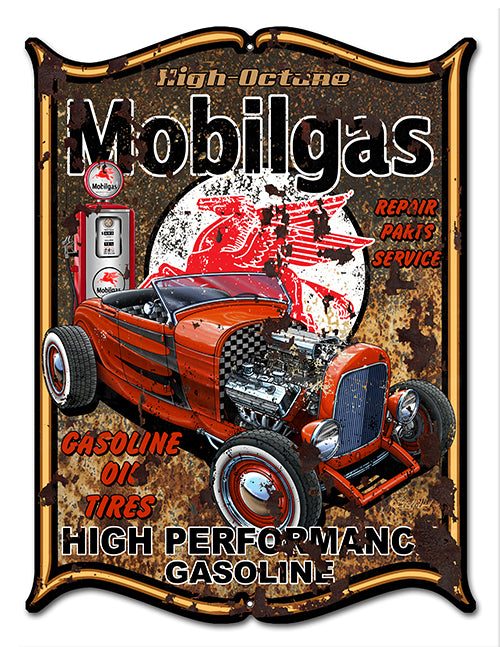 Motor Oil Gas 14x18