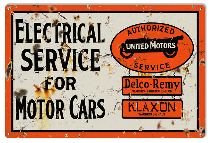 Gas Motor Oil Authorized United Motor 12×18