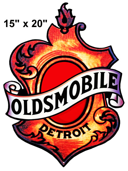 Oldsmobile Automobile Badge 15×20