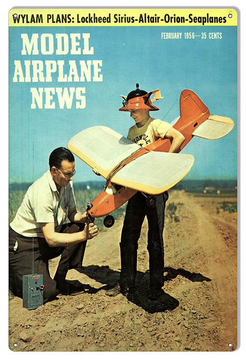 Model Airplane News Wylam Plans February 1956 12×18