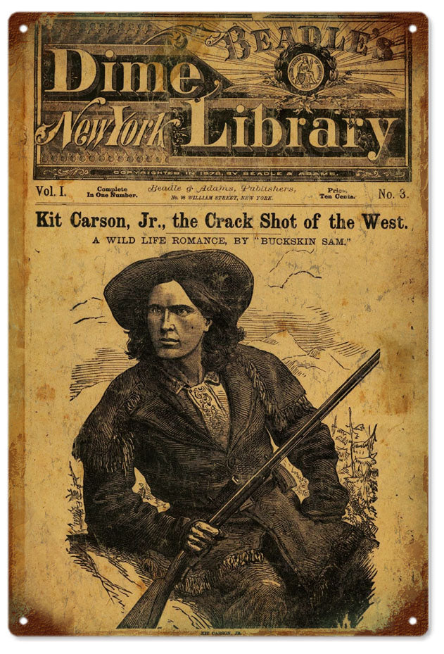 Kit Carsen The Crack Shot Of The West 12x18
