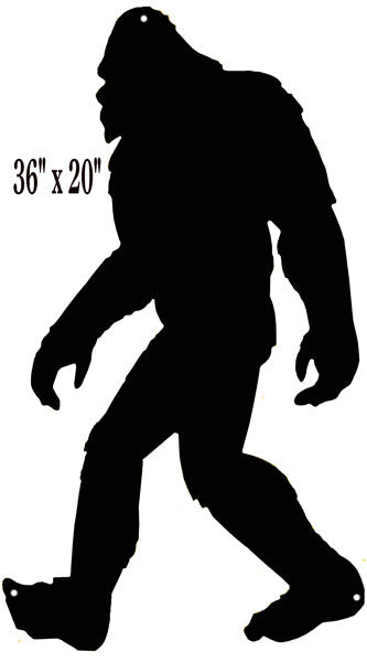 Gorilla Silhouette Black Jungle 20×36