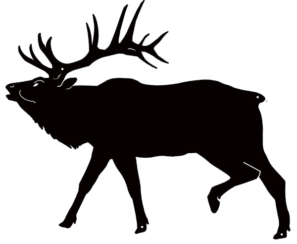 Elk Silhouette 30×36
