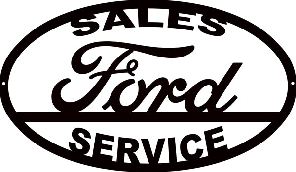 Ford Sales Silhouette 14×24