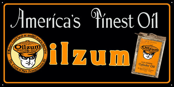 Oilzum Americas Finest Oil 8×24