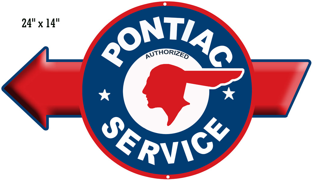 Pontiac Gas Station 14x24