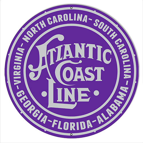 Atlantic Coast Line Railroad Herald 14x14