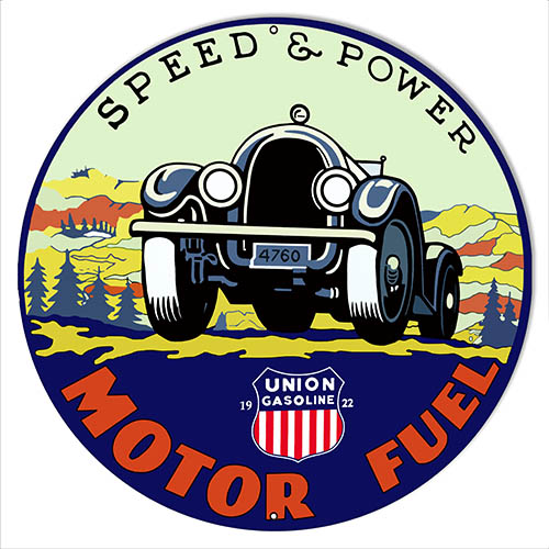 Union Gasoline Vintage Style Metal Sign 14 x 14