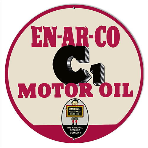 EN-AR-CO Motor Oil 14 x 14