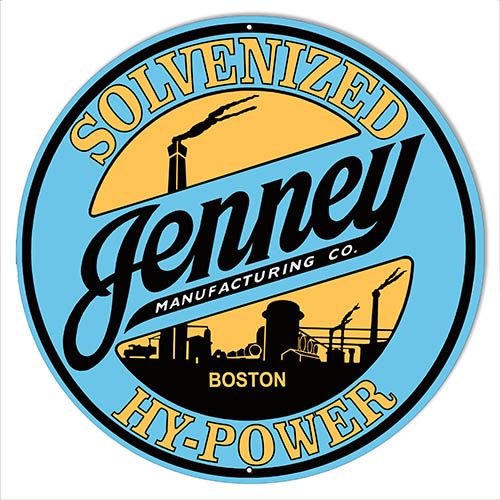 Jenney Solvenized Motor Oil Gas Station 14 x 14