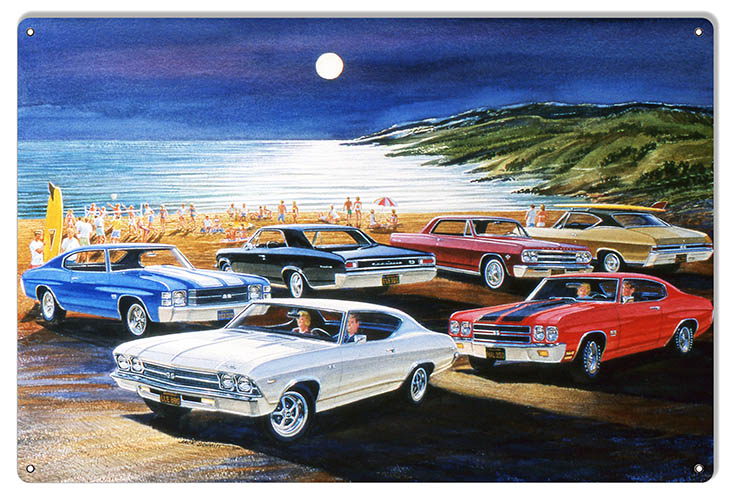 Classic Sport Car 12×18