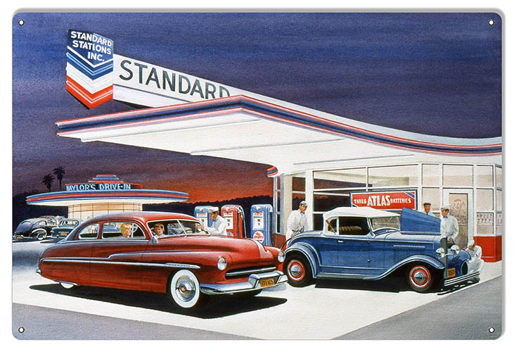 Chevron Standard Gas 12×18