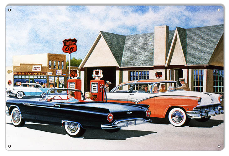 Phillips 66 Gas Station Garage 12×18