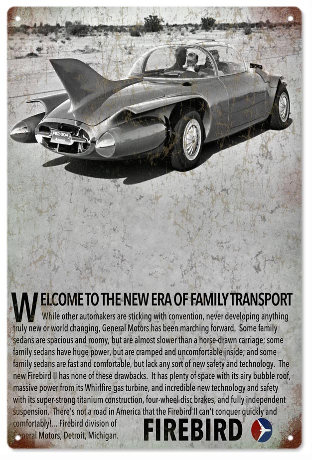 Firebird Classic Car 12x18
