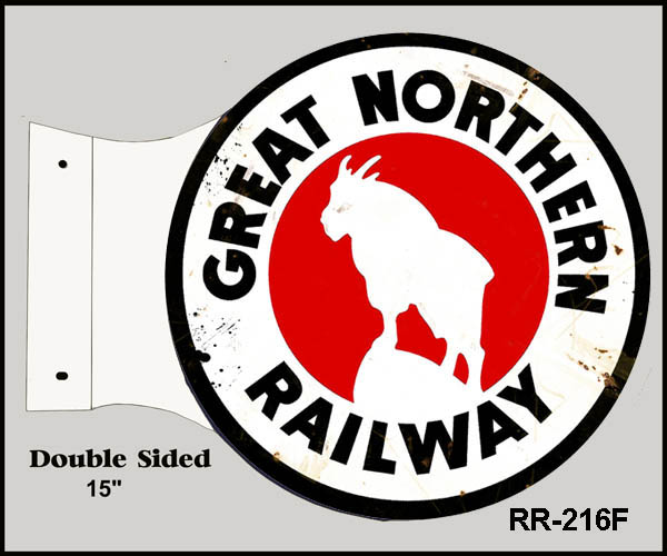 Great Northern Railroad Flange 15x17.5