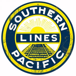Southern Pacific Lines Railroad 12x18