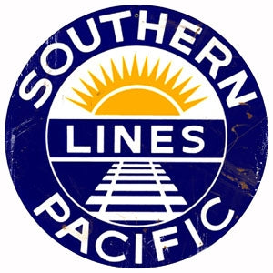 Southern Pacific Railroad Herald 14 x 14