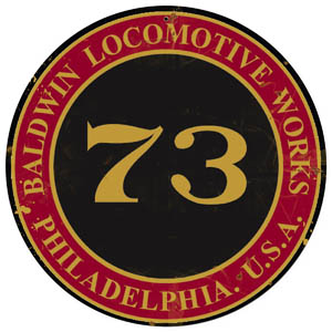 Baldwin Locomotive Herald 14x14