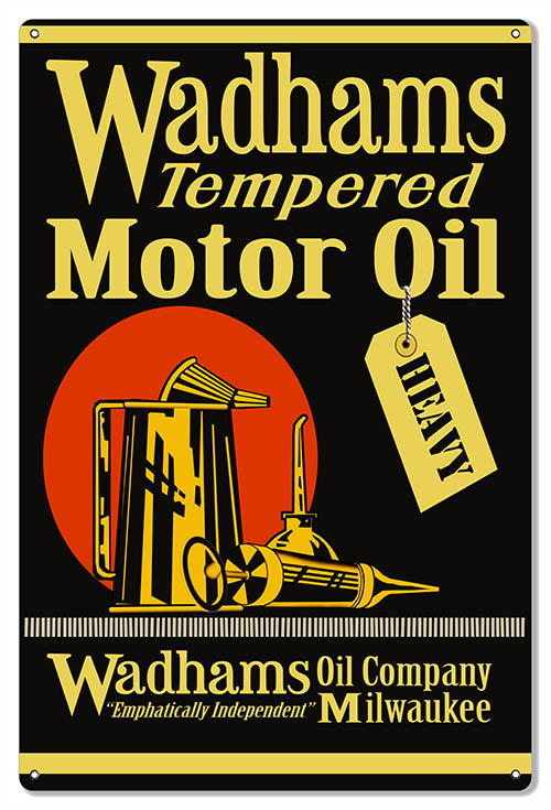 Wadhams Tempered Motor Oil 16x24