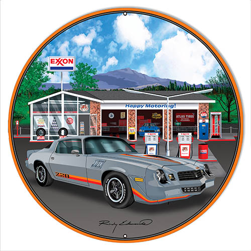 Camaro Grey Z28 Garage 18x18