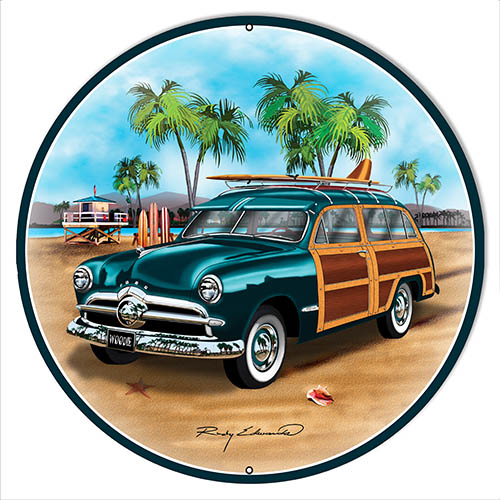 Ford Woodie Green 30 x 30