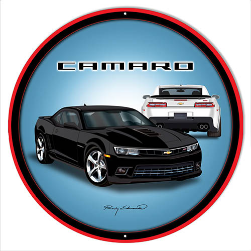 Camaro Hot Rod Black 30x30