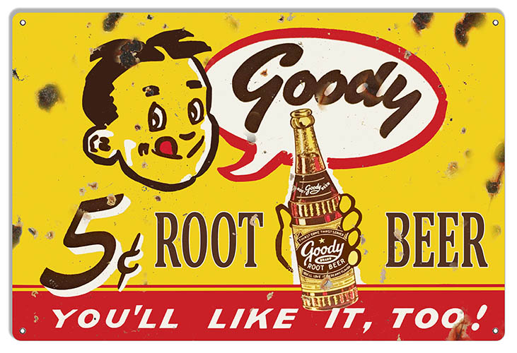 Goody Root Beer Drink 12×18