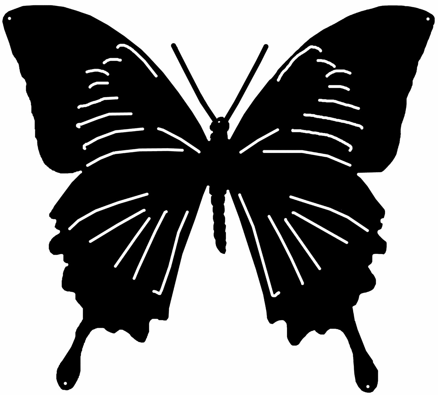 Butterfly Silhouette 19.5×21.7