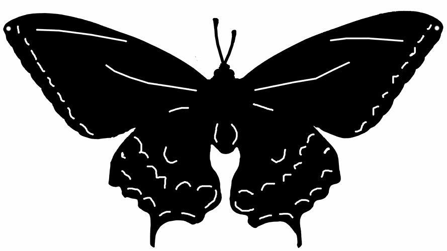 Butterfly Silhouette 12.3×22.8