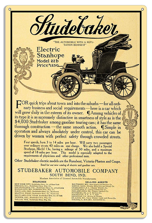 Studebaker Stanhope Model 16×24
