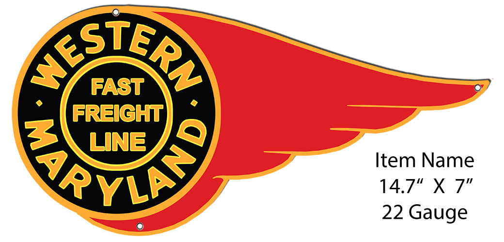 Western Maryland Railroad 7×14.7