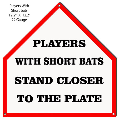 Players To The Plate Baseball Funny 12.2×12.2